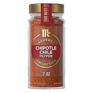 SnS] $3.32* | 2-Oz McCormick Gourmet Chipotle Chile Pepper at Amazon