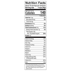 2 x 19.5 oz Cinnamon PEBBLES Breakfast Cereal for Kids,Gluten Free,Made with Sweetened Puffed Rice,Family Size,$6.74 or less