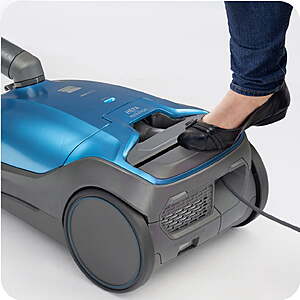 219.99 (Save $120) Kenmore Pet Friendly Lightweight Bagged Canister Vacuum Cleaner with Extended Telescoping Wand,HEPA,2 Motors,Retractable Cord,and 4 Cleaning Tools,Blue