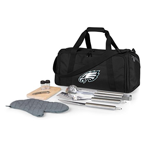 PICNIC TIME Black Philadelphia Eagles BBQ Kit Cooler
