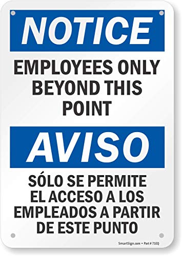 SmartSign - S-1225-B-AL-10 Not...al Sign by | 7" x 10" Aluminum