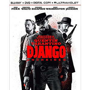 Django Unchained (Blu-ray + DVD + Digital Copy) $5