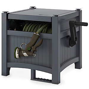 Suncast Hideaway 100-Foot Resin Garden Hose Reel for 5/8" Hoses (Cyberspace) $9.99 + Free Shipping