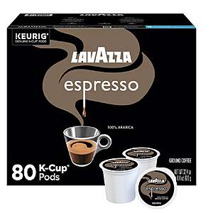 36 in club $39 Online COSTCO Lavazza Espresso Coffee Medium Roast K-Cup Pod,80-count