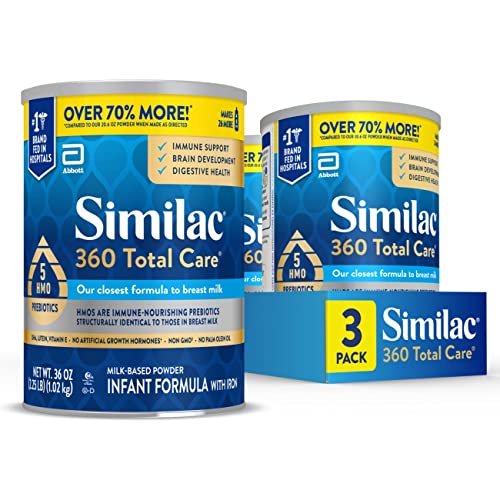 Similac 360 Total Care Infant...er,36-oz Value Can,Pack of 3