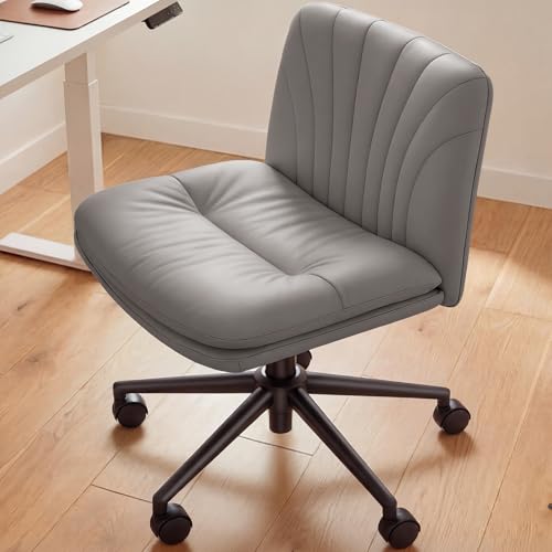 Marsail Armless-Office Desk Ch...Up,Small Space,Bed Room,Grey