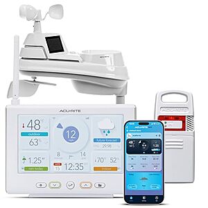 AC] $127.99 | AcuRite Iris Wireless Weather Station with HD Direct-to-Wi-Fi Display at Amazon