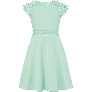 Prime:GRACE KARIN Girls' Short Sleeve Formal Spring Party Summer Dress $13.99 + Free Shipping