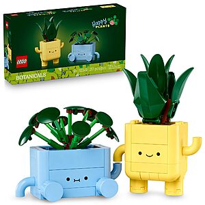 217-Pc LEGO Botanicals:Botanical Collection:Happy Plants $18.40