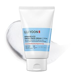Illiyoon Ceramide Ato Concentrate Cream Moisturizer for Dry & Sensitive Skin,Moisture Barrier Repair,Vegan,6.76 fl.oz.$19.99