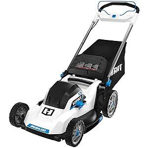YMMV HART 40-Volt Cordless 20-inch Brushless Self Propelled Mower Kit,(1) 6.0 Ah Lithium-Ion Battery $178
