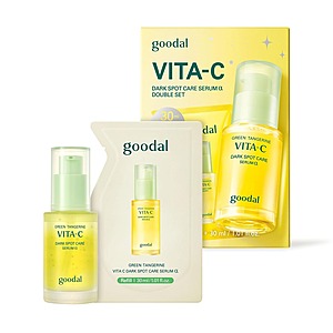 GOODAL Vitamin C Dark Spot Serum 30ml + 30ml Refill w/ 5% Niacinamide $20.95