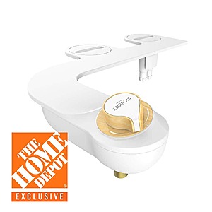 33 Home Depot HD-4000 Essential Non-Electric Bidet Attachment System in White
