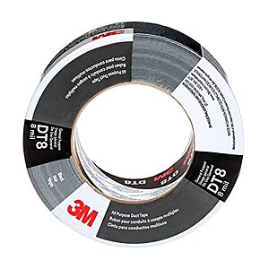 6.56 | 3M DT8 Industrial Strength Multi-Use Duct Tape,Black,1.88in x 60 yd x 8 mil Thickness at Amazon