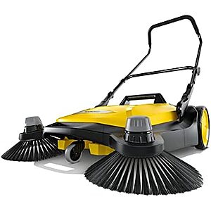 207.89 | Kärcher S 6 Twin Walk-Behind Outdoor Hand Push Floor Sweeper at Amazon
