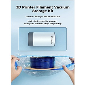 Creality 3D Printer Filament Vacuum Storage Kit,40x40CM Reusable Vacuum Storags $8.79
