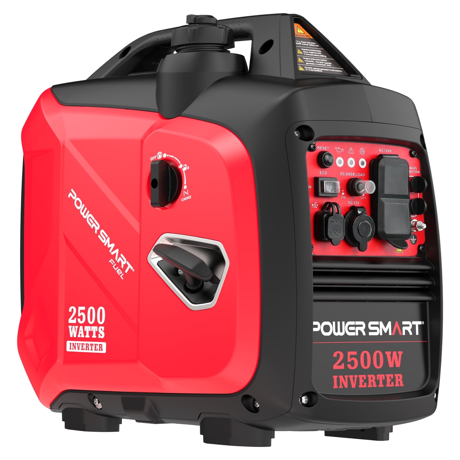PowerSmart 2500W Portable Inverter Gas Generator Super Quiet Low Oil Shutdown Low Noise for Camping $308.99