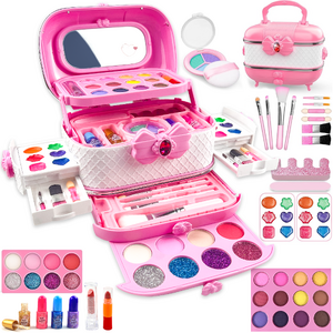 Adofi Kids Makeup Kit Toys for Girls,Play Real Makeup Girls Toys,Washable Make Up $21.99