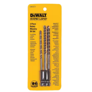DeWalt Rotary Masonry Bit Set (3-Piece) $7.47 Home Depot,Free Pickup or Delivery