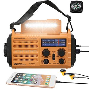 Amazon – Mesqool NOAA AM/FM/SW Emergency Weather Radio - $21.60 w/ Code