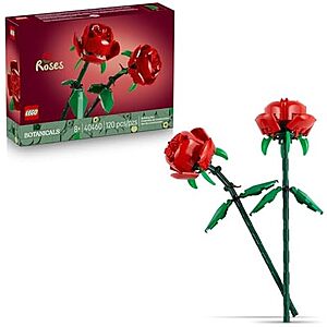 8.79* | 120-Pc LEGO Botanicals Roses Building Set at Amazon