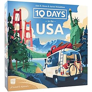 10 Days in The USA Family Road Trip Board Game $12
