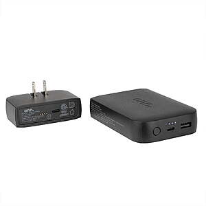 18:onn 10,000mAh Portable Charger Power Bank with Detachable Wall Plug and USB-C & USB Ports at Walmart.com