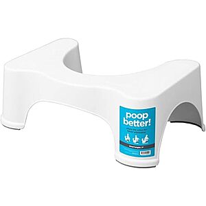 14.99* | 7" Squatty Potty Bathroom Toilet Stool (White) at Amazon