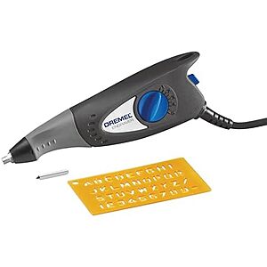 Dremel 290-02 120-Volt Engraver Rotary Tool w/ Stencils $19.90