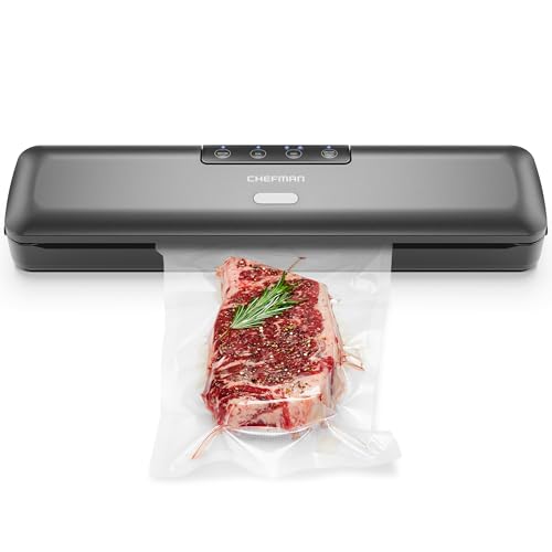 Chefman Food Vacuum Sealer Mac...Storage Bags Included – Black