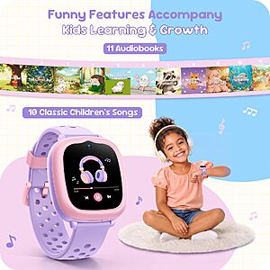 ENOMIR Kids Smart Watch with Camera & Music Player - $22.99 (50% Off) - Amazon $19.99