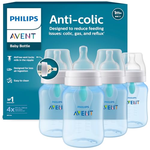 Philips Avent Anti-Colic Baby...irFree Vent,Medium Flow,9 oz