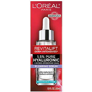 L'Oreal Paris Revitalift Derm Intensives Hyaluronic Acid Face Serum $20.99
