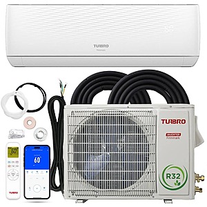 599-999 Home Depot w/up to $550 in rebates for TAMPA ELECTRIC CUSTOMERS 12-24,000 BTU Ductless Mini Split AC/Heat Pump,20 SEER2 Inverter,WiFi,R32,115V Pre-Charged System,AHRI