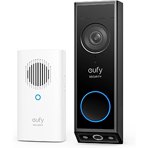 Certified Refurbished:eufy Video Doorbell Dual Cameras E340 With Chime $109.99