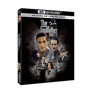 The Godfather Part II (4K UHD + Digital) $11.85