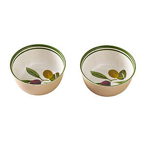 Better Homes & Gardens 14 oz Round Reusable Dishwasher-Safe Bamboo Melamine Plastic Dip Bowl (2 Count) - 3 options from $1.64