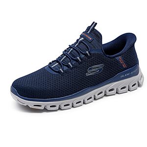 53.00:Skechers Glide-Step Noxus Hands Free Slip-in Shoes,Navy,Size 10