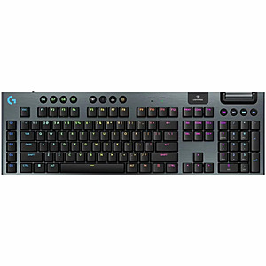 Refurbished Excellent:Logitech G915 X LIGHTSPEED Wireless GL Brown Gaming Keyboard + G715 TOP PLATE + Free Shipping $150