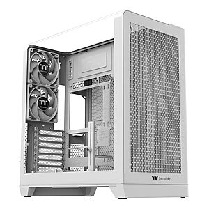 Thermaltake View 390 Air Mid Tower Case w/ 2x 120mm CT Fans:White $100;Black $110 + Free Shipping