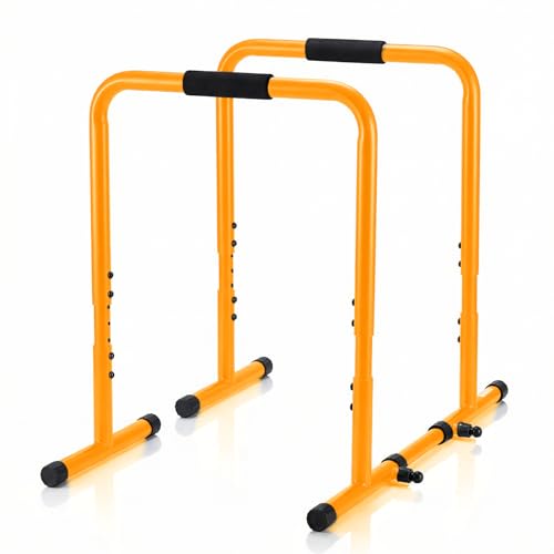 NEWBULIG Dip Bar Station,Adju...e,Gym,Patio,Office - Yellow