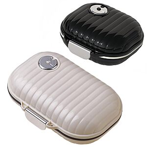 2-Pack Comtar 7-Compartment Personal Medicine Organizer Case w/ Rotary Pill Tracker (Various) $6.99 + ($3.50 each) Free Shipping w/ Prime or on $35
