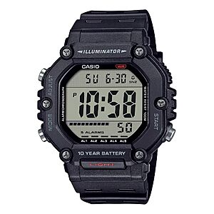 27.57:Casio AE-1600H Series | Black | 10-Year Battery | LED Illuminator | Digital Watch at Amazon