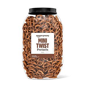40-Oz Happy Belly Mini Twist Pretzels $5.20 w/ S&S + Free Shipping w/ Prime or on $35