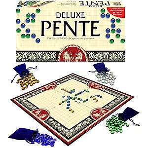 NEW] $15 | Deluxe Pente,Abstract Family Strategy Game,by Winning Moves Games USA at Amazon