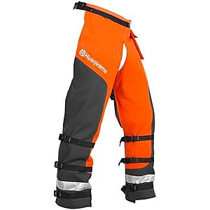 79 | Husqvarna unisex adult 36-38 In.Orange/Gray Tech.Technical Chaps,Orange at Amazon