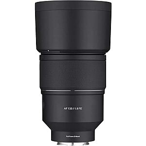 509.15* | Samyang 135mm F1.8 AF Full Frame Auto Focus Telephoto Lens for Sony E at Amazon