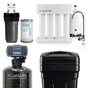 Whole House Filtration with 64,000 Grain Water Softener,Reverse Osmosis System and Sediment-GAC Pre-filter $892