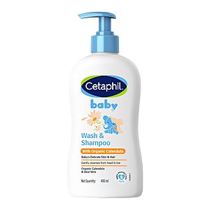 Select Accts:13.5-Oz Cetaphil Baby Wash & Shampoo w/ Organic Calendula $3.15 w/ S&S