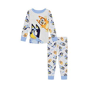 2-Pc Bluey Toddler Long Sleeve Shirt & Pants Pajama Set $5 + Free Pickup